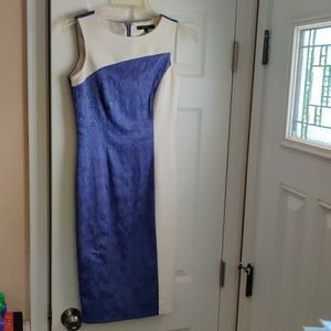 White and purple dress